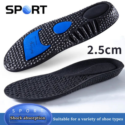 Height Increase Shock Absorption Insoles for Men and Women