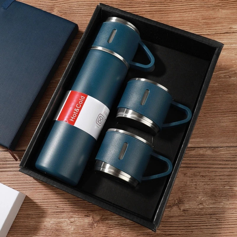 500ML 304 Stainless Steel Vacuum Thermos Gift Set