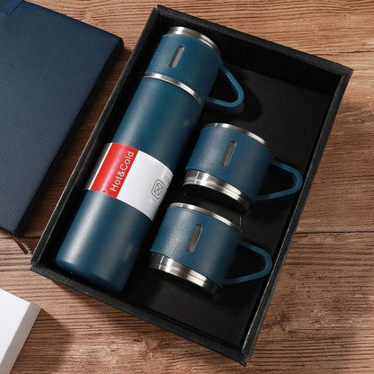 500ML 304 Stainless Steel Vacuum Thermos Gift Set