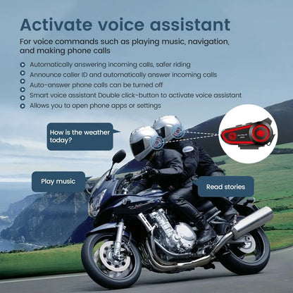 GEARELEC DK02 Bluetooth Motorcycle Helmet Headset