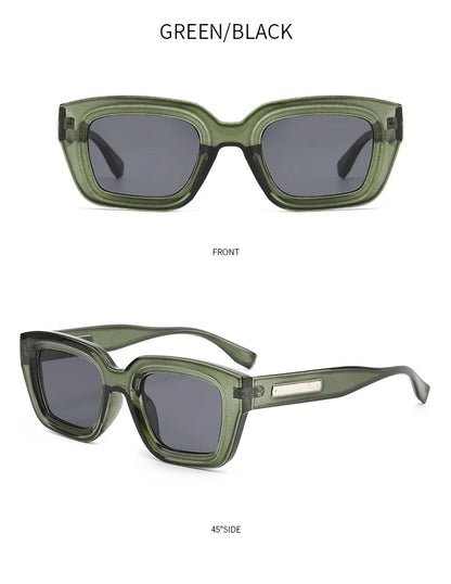 Unisex Retro Square Fashion Sunglasses for Outdoor Activities