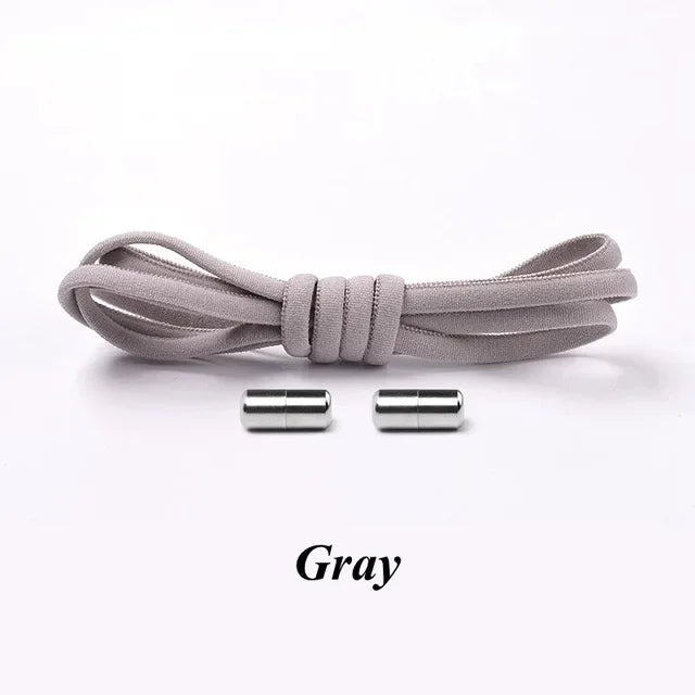 100cm Elastic No Tie Shoelaces with Metal Lock for Sneakers