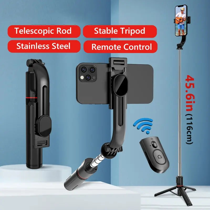 L13 Extended Wireless Bluetooth Selfie Stick with Tripod & Remote