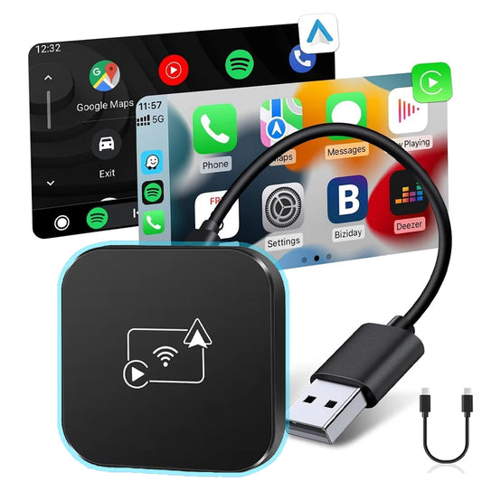 Wireless CarPlay & Android Auto Adapter for Toyota, Mazda, Nissan