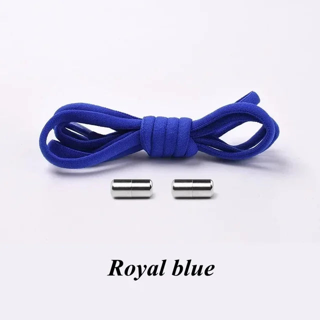 100cm Elastic No Tie Shoelaces with Metal Lock for Sneakers