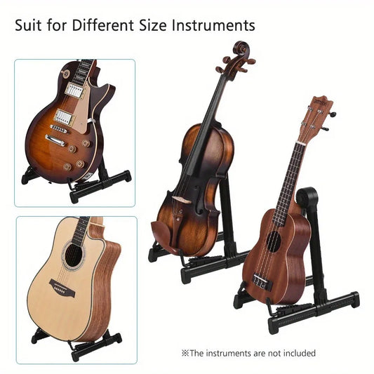 Adjustable Guitar Stand - Versatile Folding Holder for All Instruments