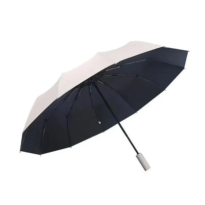 12 Bone Black Glue Fully Automatic Umbrella