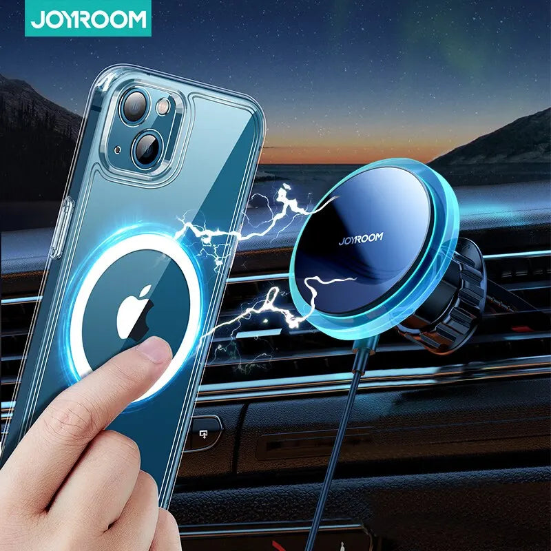 Joyroom Magnetic Wireless Charging Car Phone Holder for iPhone