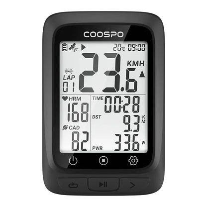 COOSPO BC107 Wireless GPS Bike Computer - Speedometer & Odometer