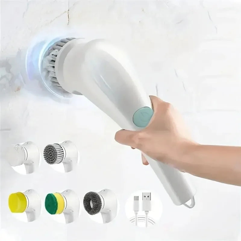 5-in-1 Multifunctional Electric Cleaning Brush for Home