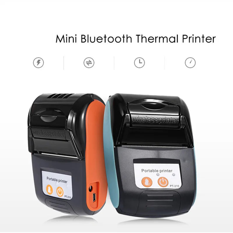 Mini Wireless Bluetooth Thermal Receipt Printer 58mm