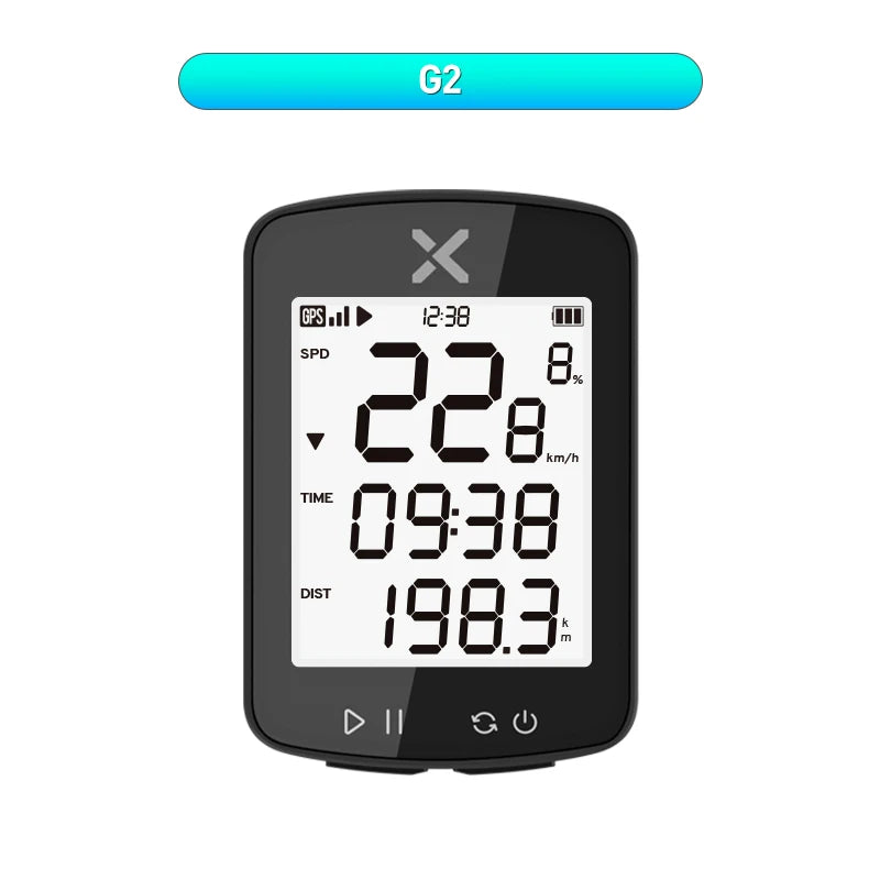 XOSS G2 GPS Bike Computer - Wireless Cycling Speedometer