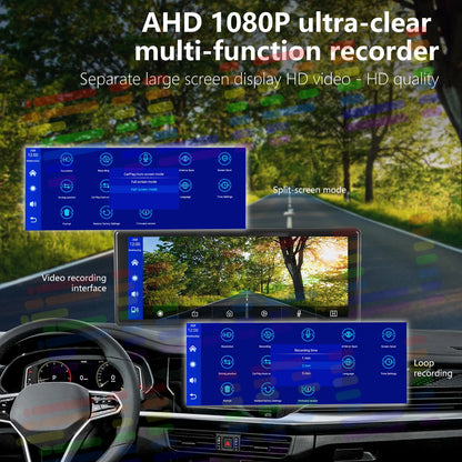 10.26" Touchscreen Wireless Car Stereo with Apple Carplay & Android Auto