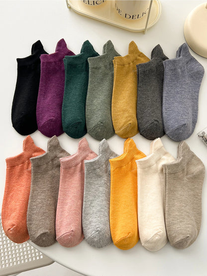 5 Pairs Cute Teddy Bear Ankle Socks for Women