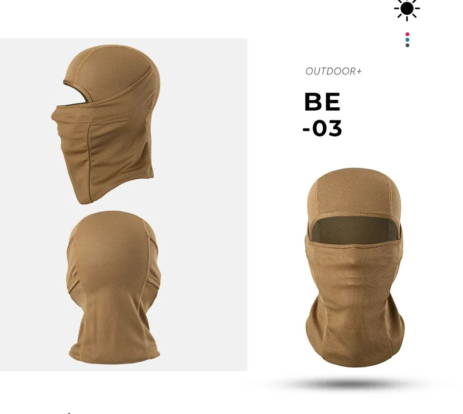 Tactical Balaclava - Windproof Full Face Neck Scarf for Outdoor Sports