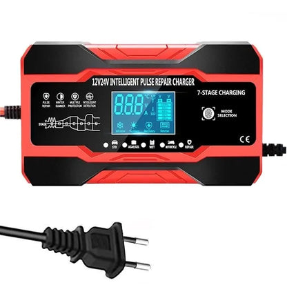 12V-24V Full Automatic Car Battery Charger with Digital Display