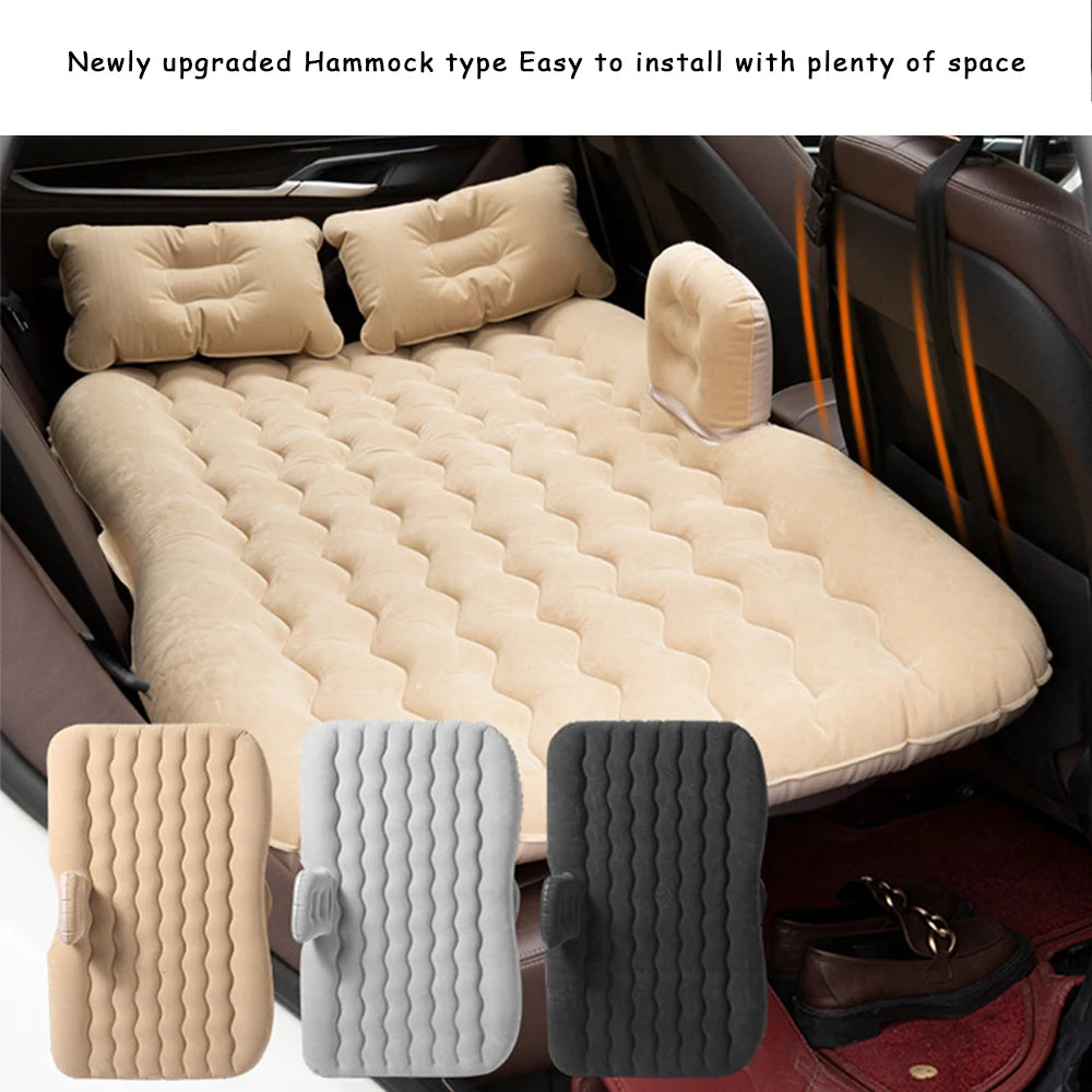 Universal Car Travel Inflatable Bed - 80x130cm