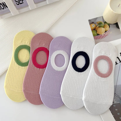 5 Pairs Cute Teddy Bear Ankle Socks for Women