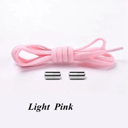 100cm Elastic No Tie Shoelaces with Metal Lock for Sneakers