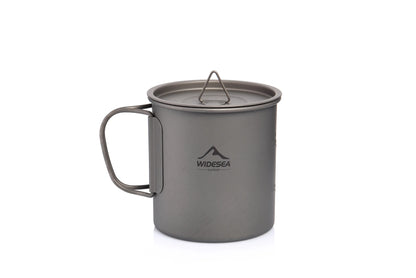 Widesea Titanium Camping Mug - Lightweight & Foldable