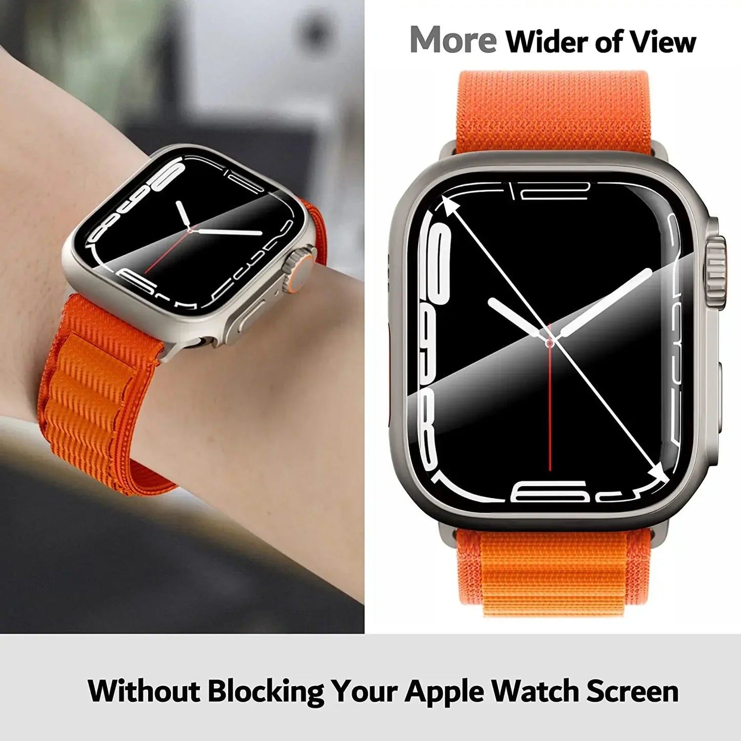 Screen Protector Case for Apple Watch 44mm 45mm 40mm 41mm