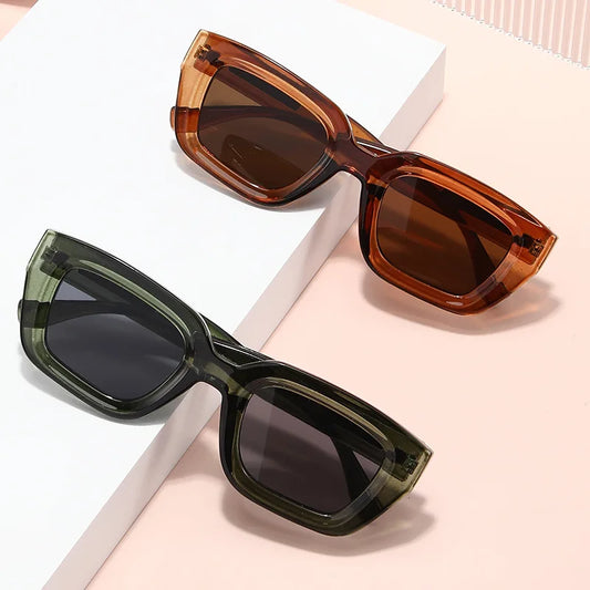 Unisex Retro Square Fashion Sunglasses for Outdoor Activities